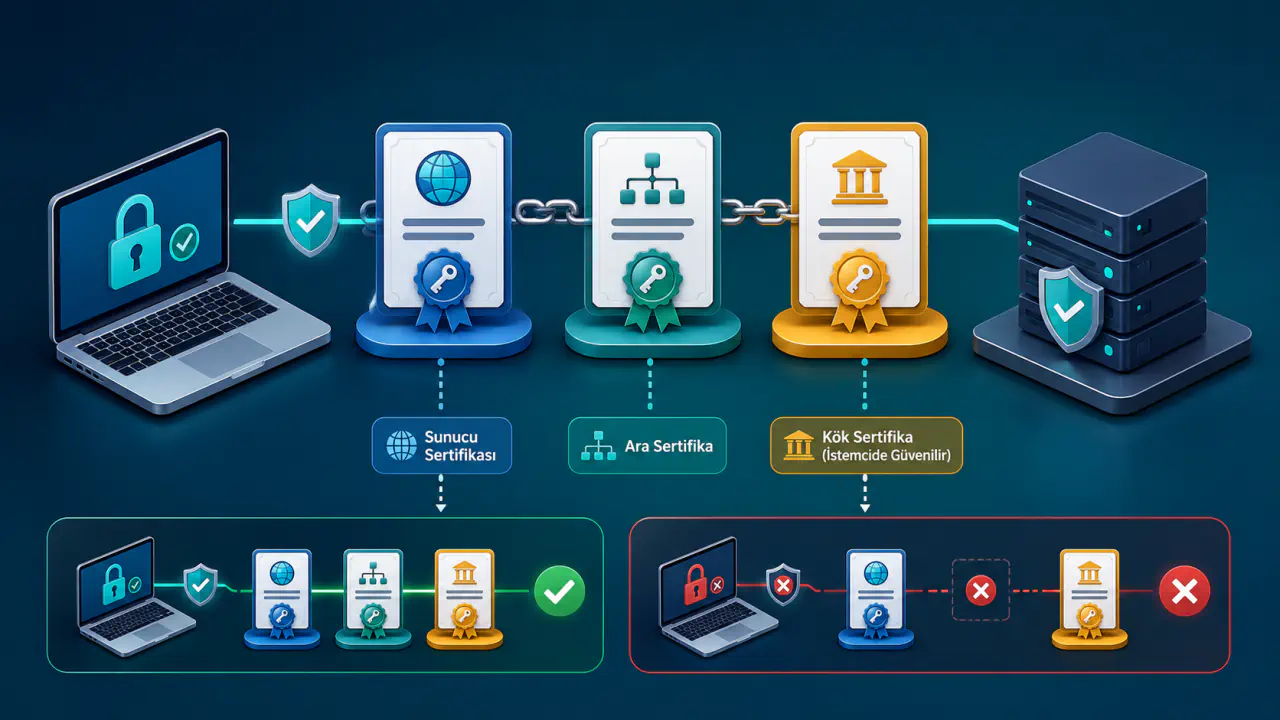 Ara Sertifika Nedir ve TLS Sertifika Zinciri Nasıl Çalışır