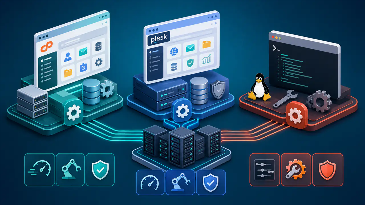 cPanel, Plesk ve Panelsiz Hosting Arasındaki Farklar