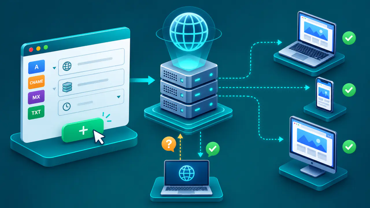 DNS Kaydı Nasıl Eklenir