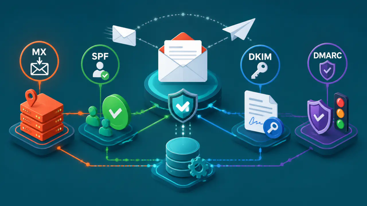 E-posta DNS Kayıtları: MX, SPF, DKIM ve DMARC Ne İşe Yarar