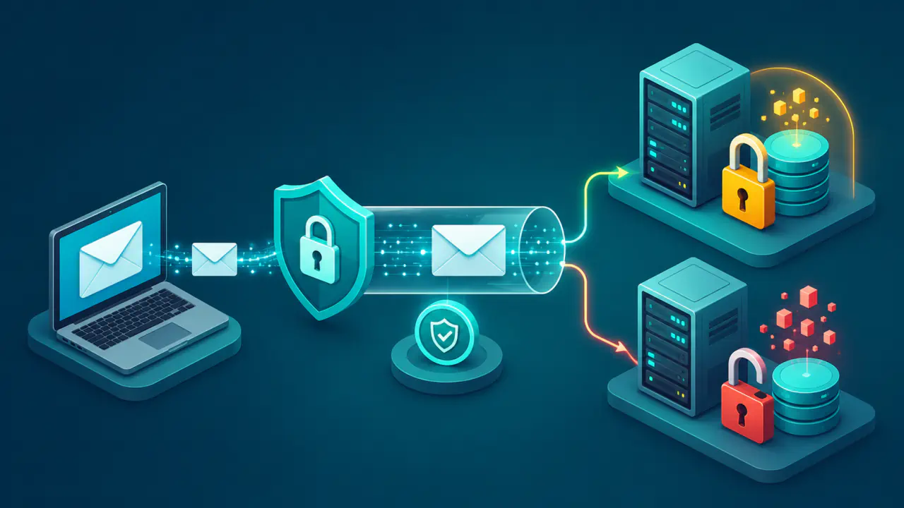 E-posta TLS ile Şifrelenince Sunucuda da Şifreli Kalır mı