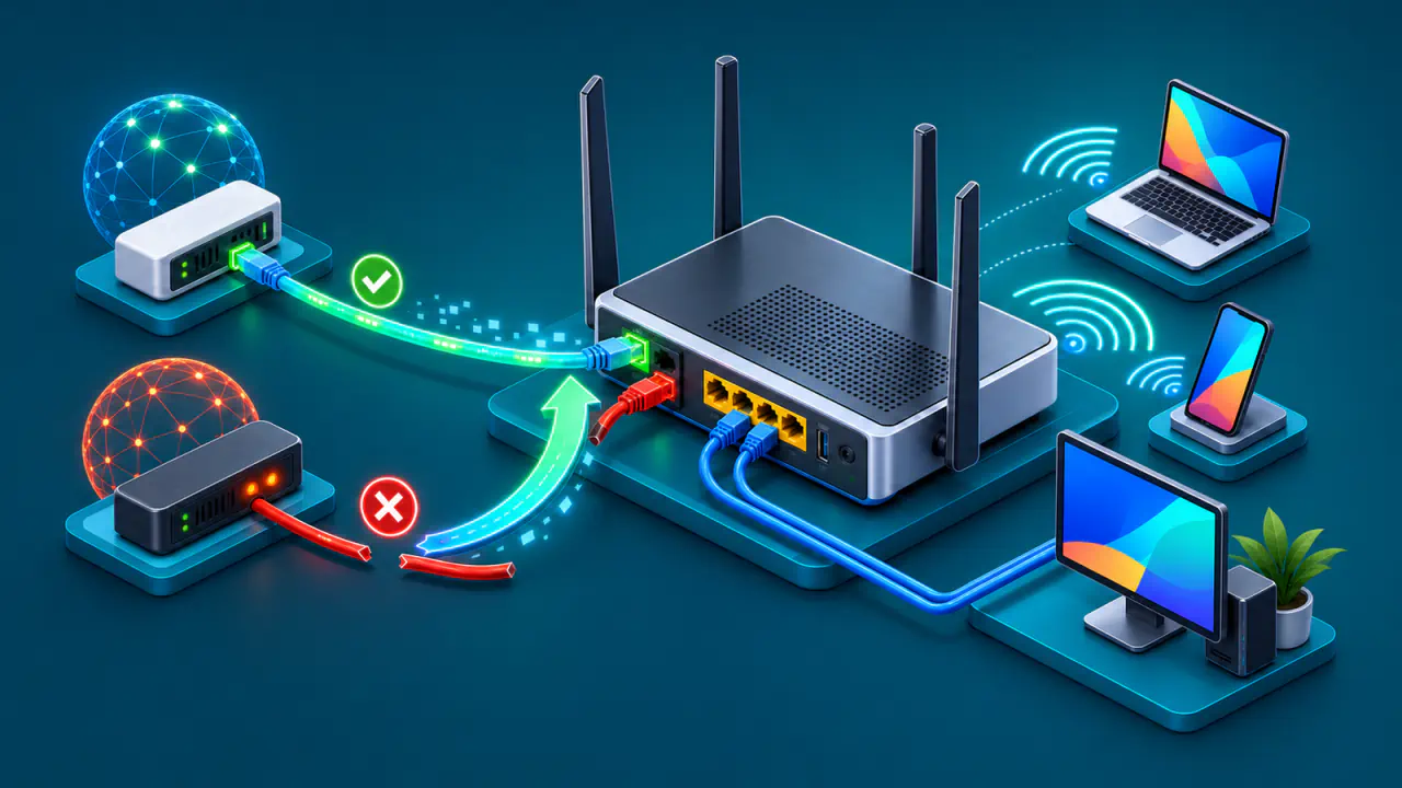 Ev Ağında Dual-WAN Nedir ve Nasıl Çalışır