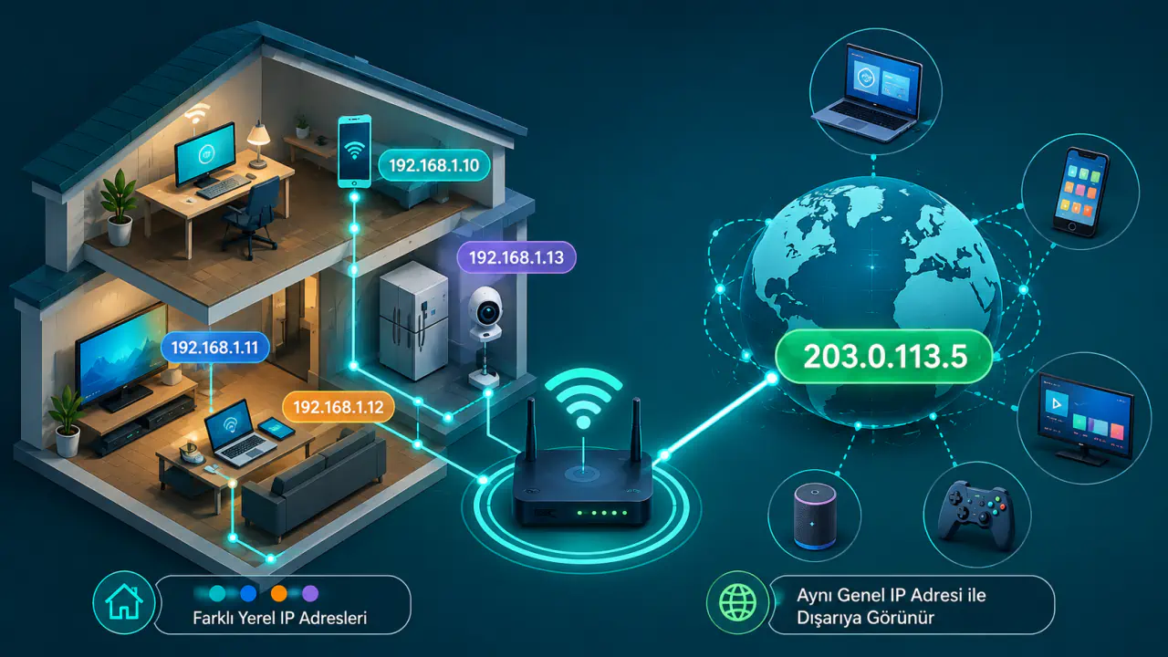 Ev Ağındaki Cihazlar Aynı IP Adresini mi Kullanır
