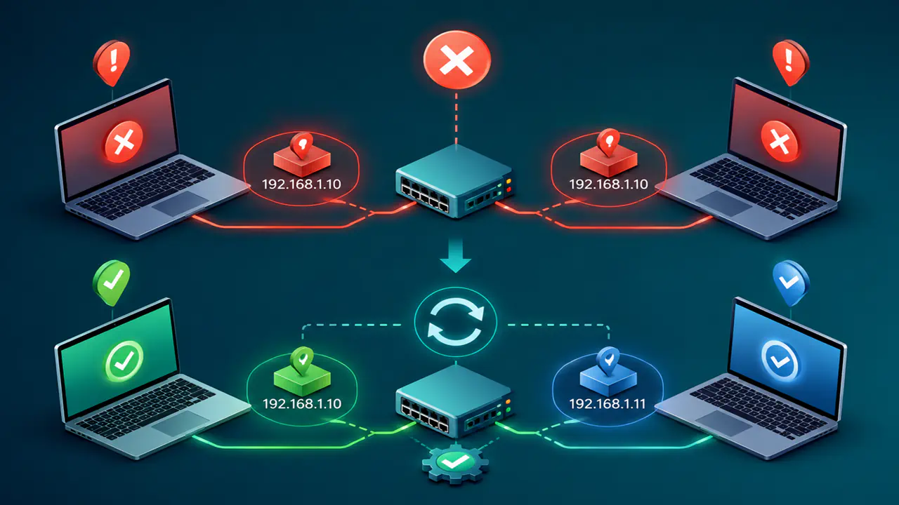 IP Adresi Çakışması Nedir, Nasıl Çözülür