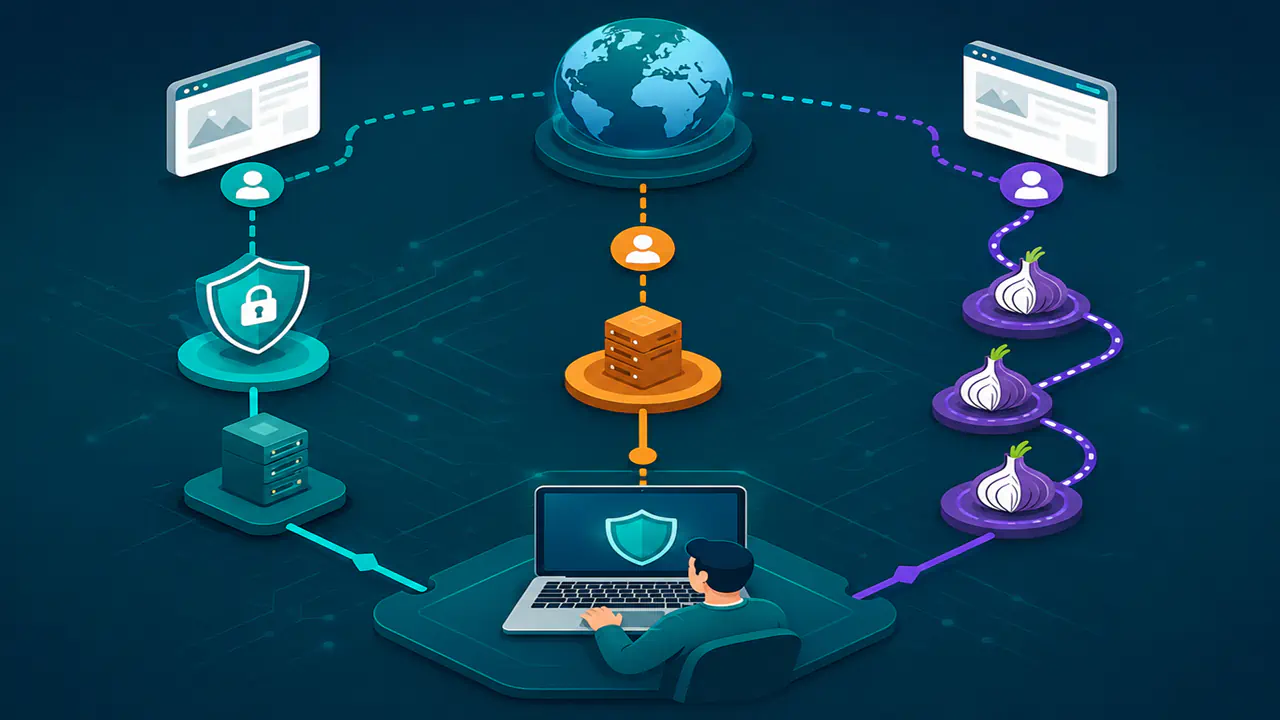 IP Adresi Nasıl Gizlenir? VPN, Proxy ve Tor Yöntemleri