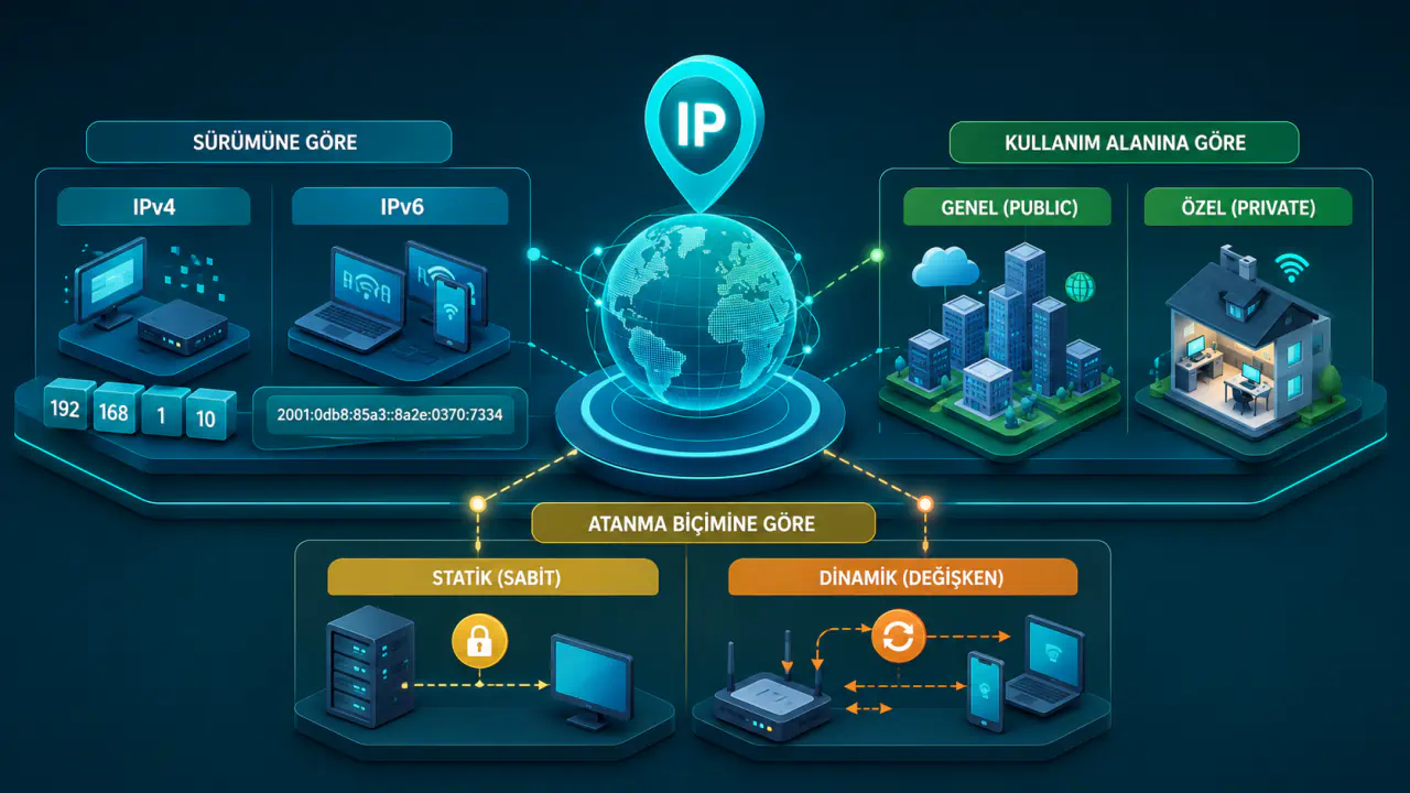 IP Adresi Türleri Nelerdir