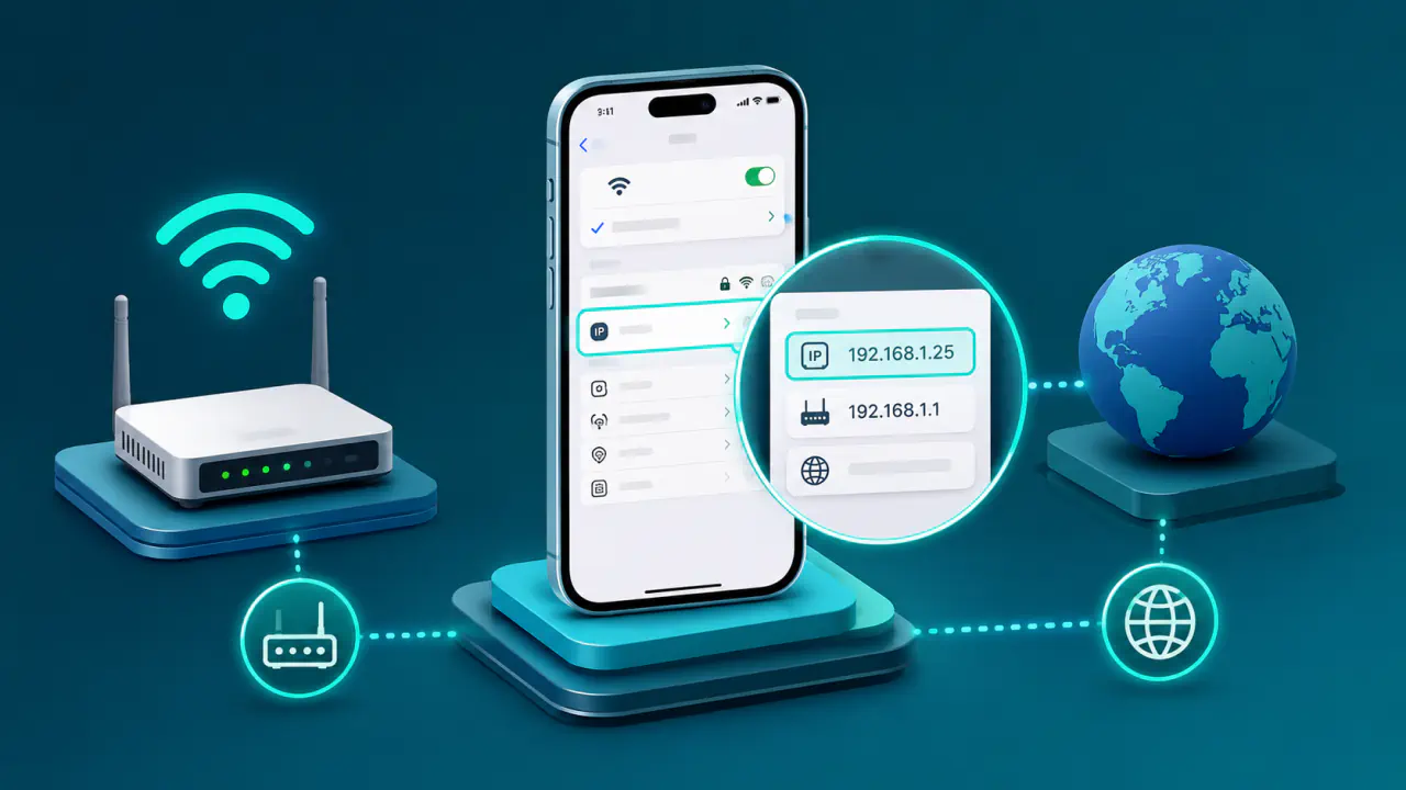 iPhone'da Yerel IP Adresi Nasıl Bulunur