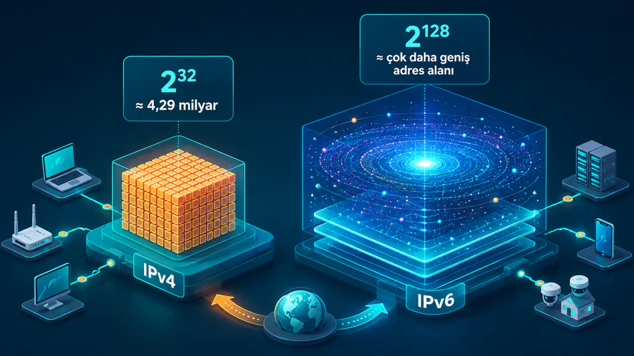 IPv4 ve IPv6'da Kaç IP Adresi Var