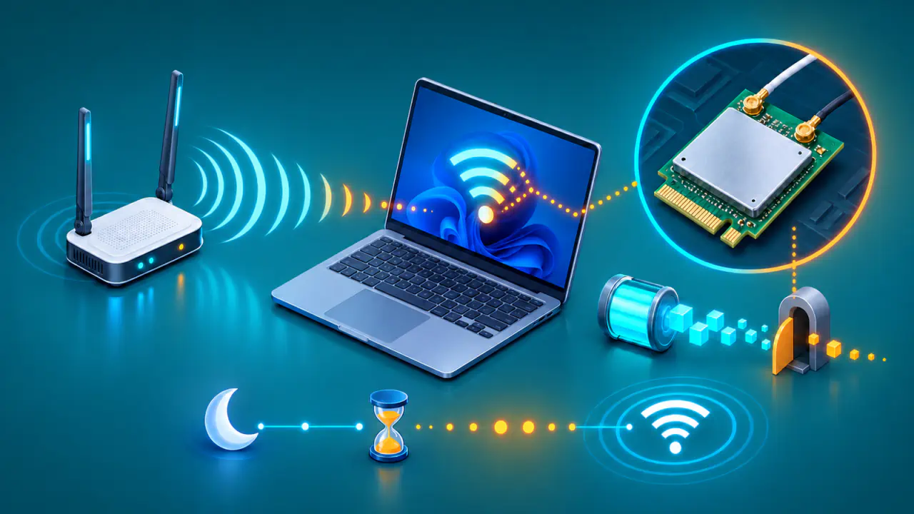 Kablosuz Adaptörün Güç Tasarrufu Wi-Fi'yi Etkiler mi