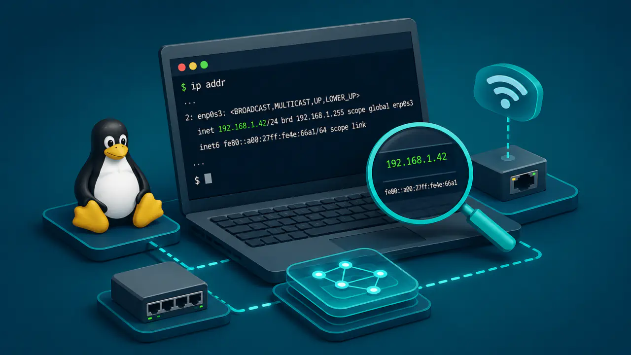 Linux'ta Yerel IP Adresi Nasıl Bulunur