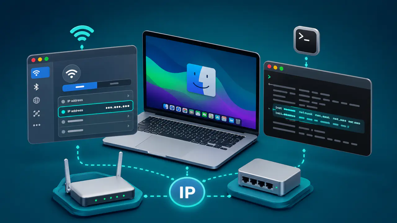 macOS'ta Yerel IP Adresi Nasıl Bulunur
