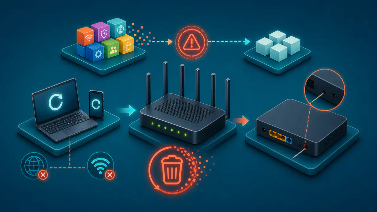 Modem veya Yönlendirici Ne Zaman Fabrika Ayarına Döndürülür