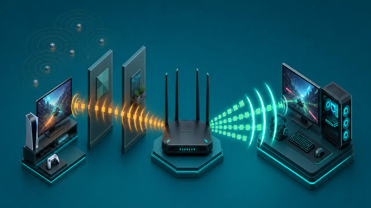 Oyun İçin 2,4 GHz ve 5 GHz Wi-Fi Arasındaki Farklar