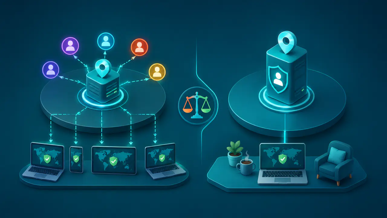 Paylaşılan ve Ayrılmış VPN IP Adresleri Arasındaki Farklar