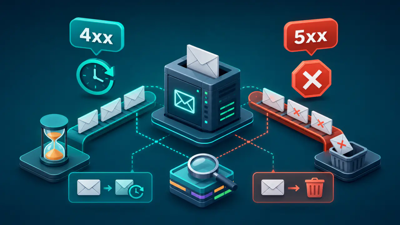 SMTP 4xx ve 5xx Hata Kodları Nasıl Yorumlanır
