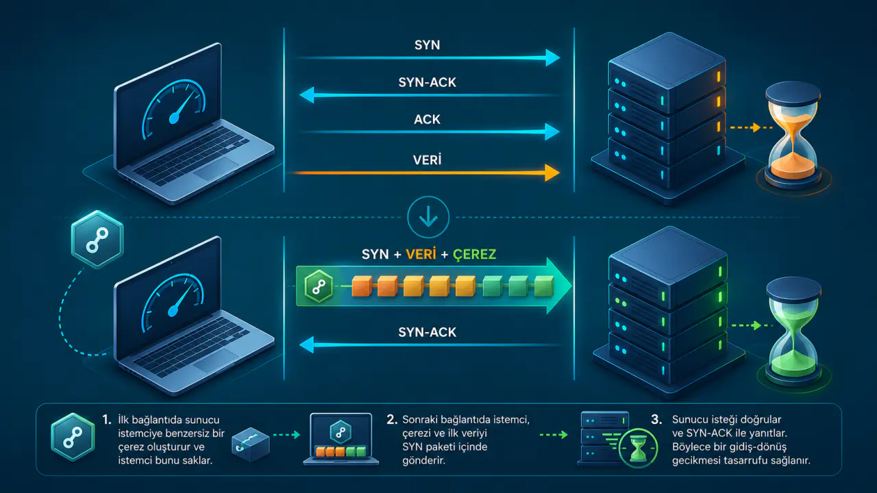 TCP Fast Open Nedir ve Bağlantı Süresini Nasıl Kısaltır