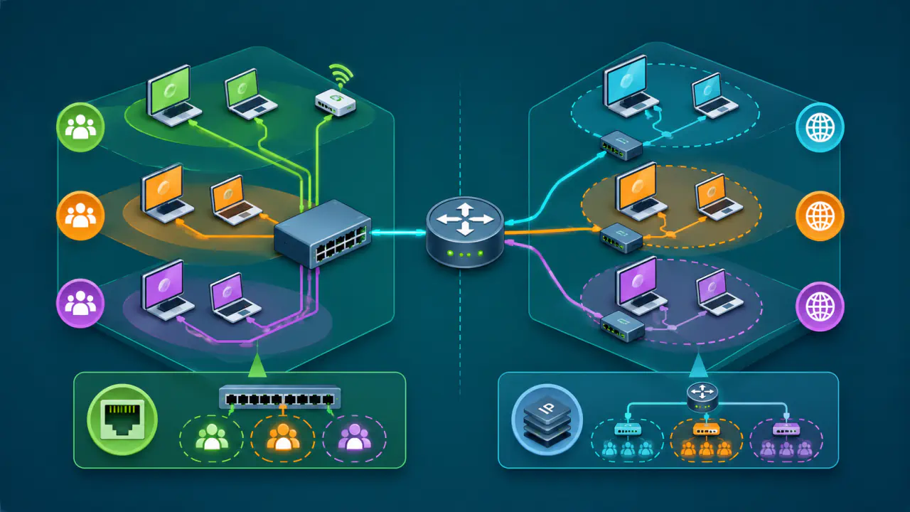 VLAN ile Alt Ağ (Subnet) Arasındaki Farklar