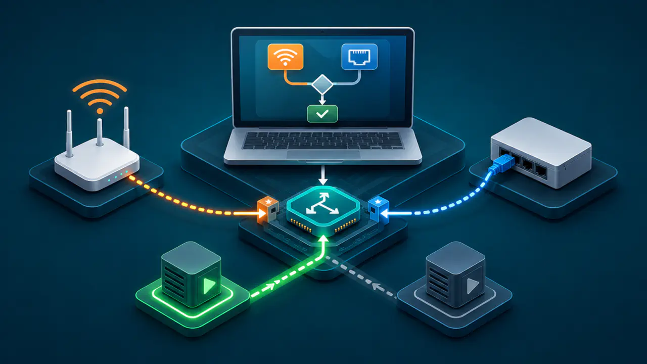 Wi-Fi ve Ethernet Birlikteyken Hangisi Kullanılır