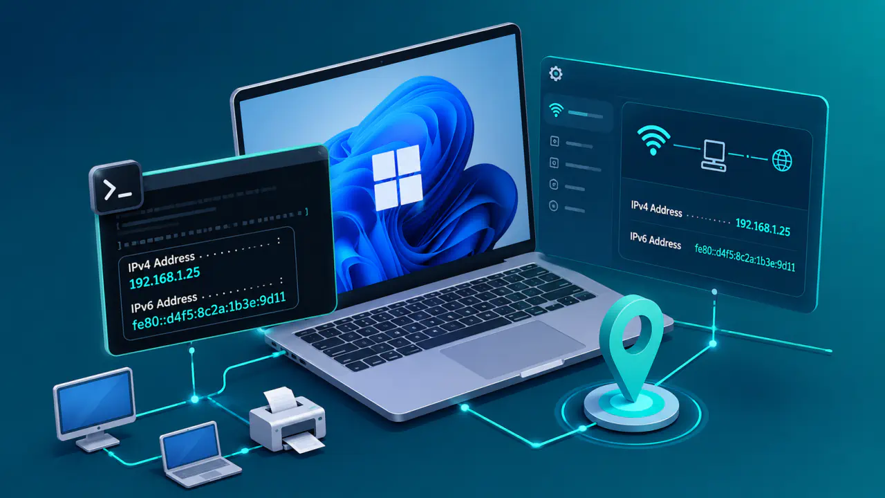 Windows 11'de Yerel IP Adresi Nasıl Bulunur